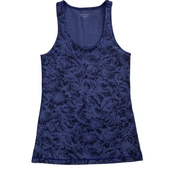 Athleta Scoop Texture Frosted Floral Tank - Picture 1 of 9